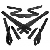 Бондажный набор из сатиновых лент Bordeaux 5 Piece Satin Bondage Set - XR Brands - купить с доставкой в Ульяновске