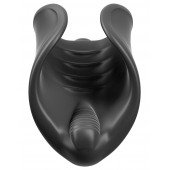 Чёрный мастурбатор Vibrating Silicone Stimulator с вибрацией - Pipedream - в Ульяновске купить с доставкой