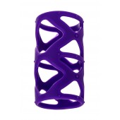 Фиолетовая насадка-сетка на пенис - 7,5 см. - A-toys - в Ульяновске купить с доставкой
