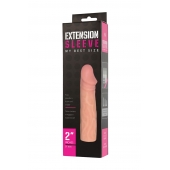 Телесная насадка-удлинитель Extension sleeve - 17 см. - Sitabella - в Ульяновске купить с доставкой