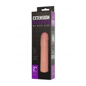 Насадка-удлинитель Extension sleeve телесного цвета - 18,5 см. - Sitabella - в Ульяновске купить с доставкой