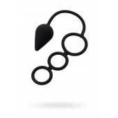 Тройное эрекционное кольцо с анальным хвостом Drop M-size - Erotist Adult Toys - в Ульяновске купить с доставкой