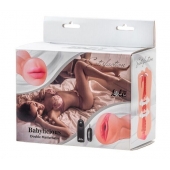 Двусторонний мастурбатор с вибропулей Satisfaction Babylicious - Lola Games - в Ульяновске купить с доставкой