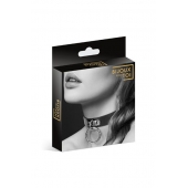 Узенький ошейник из полиуретана с кольцом - Bijoux Pour Toi - купить с доставкой в Ульяновске