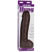 Большая насадка для трусиков Vac-U-Lock Realistic Hung - 31,7 см. - Doc Johnson - купить с доставкой в Ульяновске