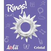 Прозрачное эрекционное кольцо Rings Cristal - Lola Games - в Ульяновске купить с доставкой