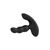 Черный силиконовый стимулятор простаты Levett Nitoc с пультом ДУ - Levett - в Ульяновске купить с доставкой