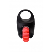 Чёрно-красное эрекционное виброкольцо Erotist - Erotist Adult Toys - в Ульяновске купить с доставкой