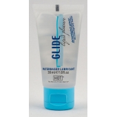 Интимная смазка на водной основе Glide - 30 мл. - HOT - купить с доставкой в Ульяновске