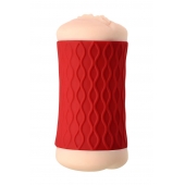 Двухсторонний мастурбатор JOS  NADIN в красном цилиндре - JOS - в Ульяновске купить с доставкой