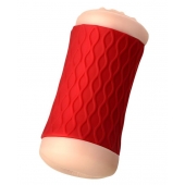 Двухсторонний мастурбатор JOS  NADIN в красном цилиндре - JOS - в Ульяновске купить с доставкой