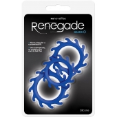 Набор из 3 синих эрекционных колец Renegade Gears - NS Novelties - в Ульяновске купить с доставкой