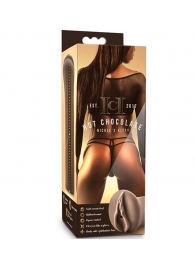 Коричневый мастубратор-вагина Nicole s Kitty - Blush Novelties - в Ульяновске купить с доставкой