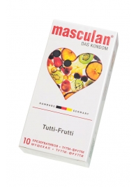 Жёлтые презервативы Masculan Ultra Tutti-Frutti с фруктовым ароматом - 10 шт. - Masculan - купить с доставкой в Ульяновске