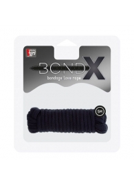 Чёрная веревка для связывания BONDX LOVE ROPE - 5 м. - Dream Toys - купить с доставкой в Ульяновске