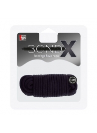 Черная веревка для связывания BONDX LOVE ROPE - 10 м. - Dream Toys - купить с доставкой в Ульяновске