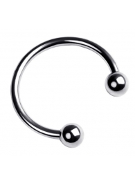 Серебристая подкова на головку пениса - ToyFa - купить с доставкой в Ульяновске