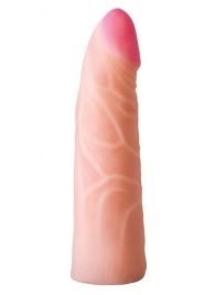 Фаллическая насадка на трусики харнесс - 17,5 см. - LOVETOY (А-Полимер) - купить с доставкой в Ульяновске