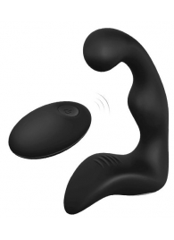 Черный вибромассажер простаты REMOTE BOOTY PLEASER - Dream Toys - в Ульяновске купить с доставкой