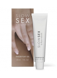 Гель для мастурбации с ароматом кокоса Slow Sex Finger Play Gel - 30 мл. - Bijoux Indiscrets - купить с доставкой в Ульяновске