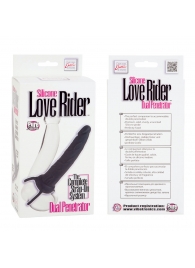 Насадка на пенис Silicone Love Rider Dual Penetrator для двойного проникновения - 14 см. - California Exotic Novelties - в Ульяновске купить с доставкой