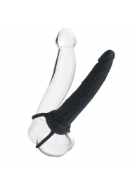 Насадка на пенис Silicone Love Rider Dual Penetrator для двойного проникновения - 14 см. - California Exotic Novelties - в Ульяновске купить с доставкой