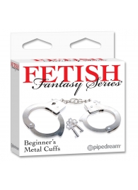 Металлические наручники Beginner s Metal Cuffs - Pipedream - купить с доставкой в Ульяновске