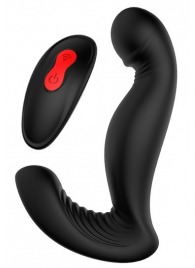 Черный вибромассажер простаты SWIRLING P-PLEASER - Dream Toys - в Ульяновске купить с доставкой