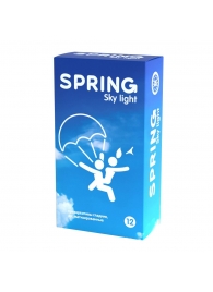 Ультратонкие презервативы SPRING SKY LIGHT - 12 шт. - SPRING - купить с доставкой в Ульяновске