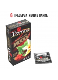 Ароматизированные презервативы DOMINO  Ароматный микс  - 6 шт. - Domino - купить с доставкой в Ульяновске