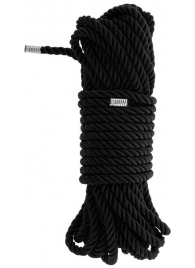 Черная веревка для бондажа BONDAGE ROPE - 10 м. - Dream Toys - купить с доставкой в Ульяновске