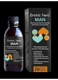 Мужской биогенный концентрат для усиления эрекции Erotic hard Man - 250 мл. - Erotic Hard - купить с доставкой в Ульяновске