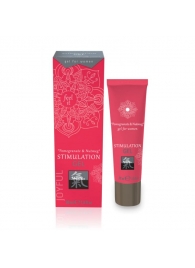 Возбуждающий интимный гель для двоих STIMULATION GEL Pomegranate   Nutmeg - 30 мл. - Shiatsu - купить с доставкой в Ульяновске