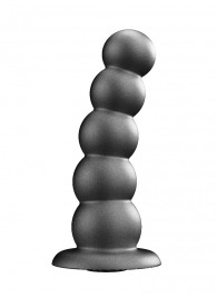 Черная насадка-плаг на харнесс PLATINUM 9 - 24 см. - LOVETOY (А-Полимер) - купить с доставкой в Ульяновске