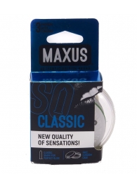 Классические презервативы в пластиковом кейсе MAXUS Classic - 3 шт. - Maxus - купить с доставкой в Ульяновске