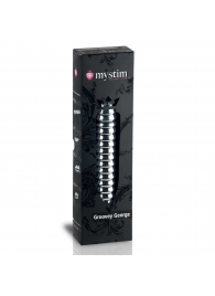 Рельефный фаллос для интенсивного электросекса Groovey George - 20 см. - MyStim - купить с доставкой в Ульяновске