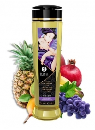 Массажное масло Libido Exotic Fruits с ароматом экзотических фруктов - 240 мл. - Shunga - купить с доставкой в Ульяновске