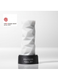 Белый 3D мастурбатор POLYGON - Tenga - в Ульяновске купить с доставкой