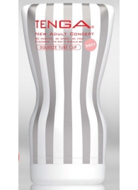 Мастурбатор TENGA Squeeze Tube Cup Soft - Tenga - в Ульяновске купить с доставкой