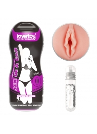 Телесный мастурбатор-вагина Sex In A Can Vagina Stamina Tunnel - Lovetoy - в Ульяновске купить с доставкой