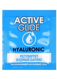 Лубрикант на водной основе Active Glide с гиалуроновой кислотой - 3 гр. - Биоритм - купить с доставкой в Ульяновске