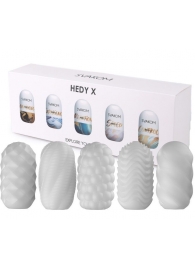 Набор из 5 мастурбаторов Hedy X5 Mixed - Svakom - в Ульяновске купить с доставкой