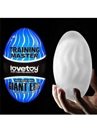 Мастурбатор-яйцо Giant Egg Climax Spirals Edition - Lovetoy - в Ульяновске купить с доставкой