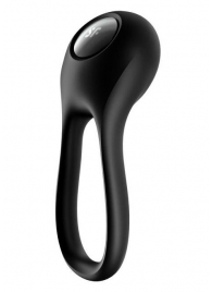 Черное эрекционное виброкольцо Majestic Duo - Satisfyer - в Ульяновске купить с доставкой