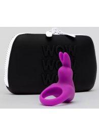 Фиолетовое эрекционное виброкольцо Happy Rabbit Cock Ring Kit - Happy Rabbit - в Ульяновске купить с доставкой