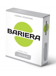 Ультратонкие презервативы Bariera Ultra Thin - 3 шт. - Bariera - купить с доставкой в Ульяновске