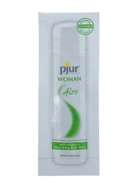 Лубрикант на водной основе pjur WOMAN Aloe - 2 мл. - Pjur - купить с доставкой в Ульяновске