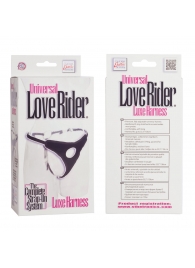 Трусы для страпона с универсальным креплением Universal Love Rider Luxe Harness - California Exotic Novelties - купить с доставкой в Ульяновске