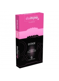 Презервативы с точками и рёбрышками DOMINO Classic Extase - 6 шт. - Domino - купить с доставкой в Ульяновске