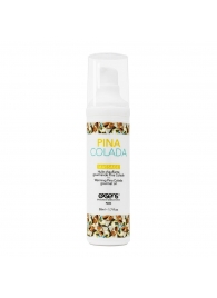 Разогревающее массажное масло с ароматом пина колада Gourmet Pina Colada - 50 мл. - Exsens - купить с доставкой в Ульяновске